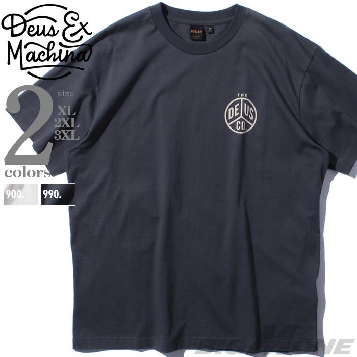 【sh0519】大きいサイズ メンズ DEUS EX MACHINA デウス エクス マキナ 半袖 プリント Tシャツ USA直輸入  dms2011417a