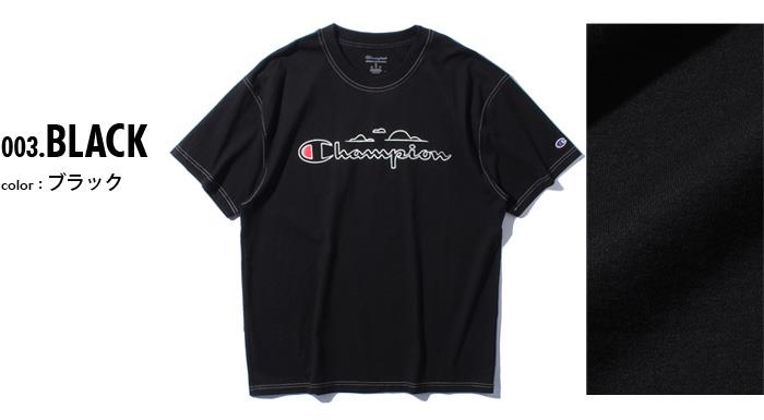 【sh0519】大きいサイズ メンズ Champion チャンピオン プリント 半袖 Tシャツ USA直輸入 gt58h