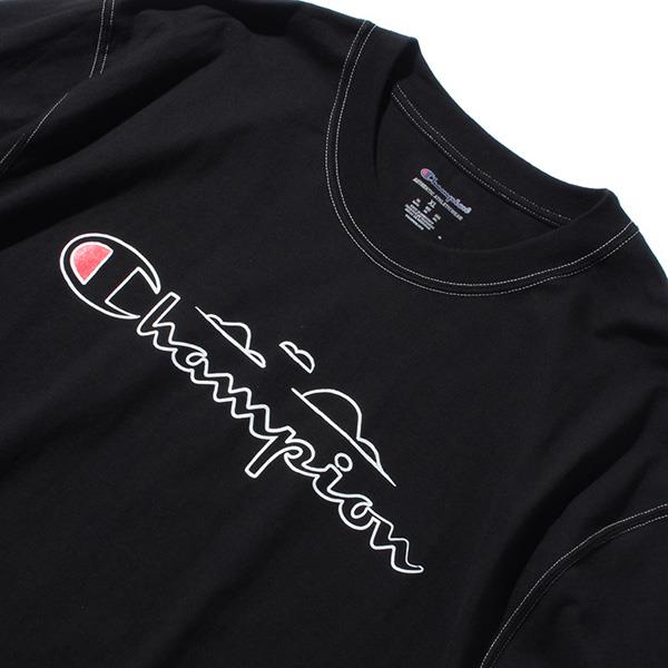 【sh0519】大きいサイズ メンズ Champion チャンピオン プリント 半袖 Tシャツ USA直輸入 gt58h