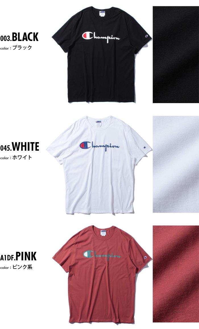 【sh0519】大きいサイズ メンズ Champion チャンピオン プリント 半袖 Tシャツ USA直輸入 gt353-y08254