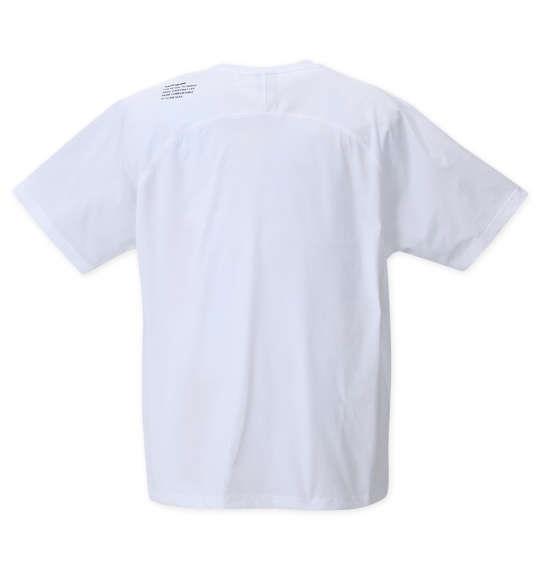 大きいサイズ メンズ 4A2S ボックスロゴ 半袖 Tシャツ ホワイト 1268-2260-1 3L 4L 5L 6L