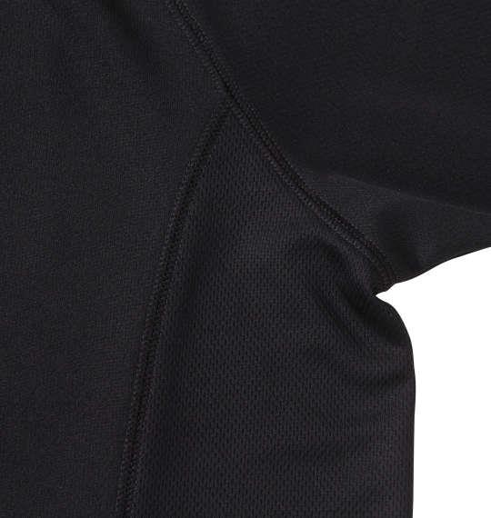 大きいサイズ メンズ Phiten RAKUシャツSPORTS ドライ メッシュ 半袖 Tシャツ ブラック × ゴールド 1278-2228-2 3L 4L 5L 6L 8L
