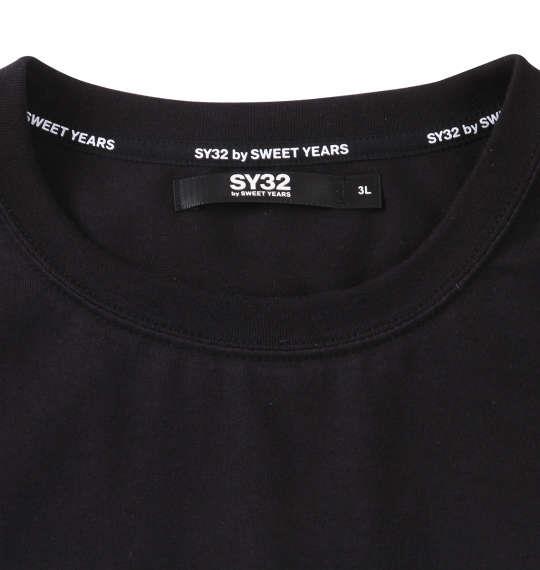 大きいサイズ メンズ SY32 by SWEET YEARS グラフィック 半袖 Tシャツ ブラック 1278-2588-2 3L 4L 5L 6L