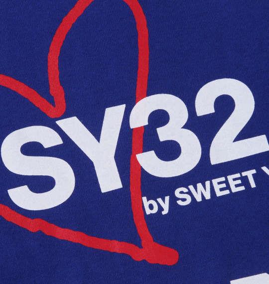 大きいサイズ メンズ SY32 by SWEET YEARS カレッジロゴ 半袖 Tシャツ ブルー 1278-2589-1 3L 4L 5L 6L