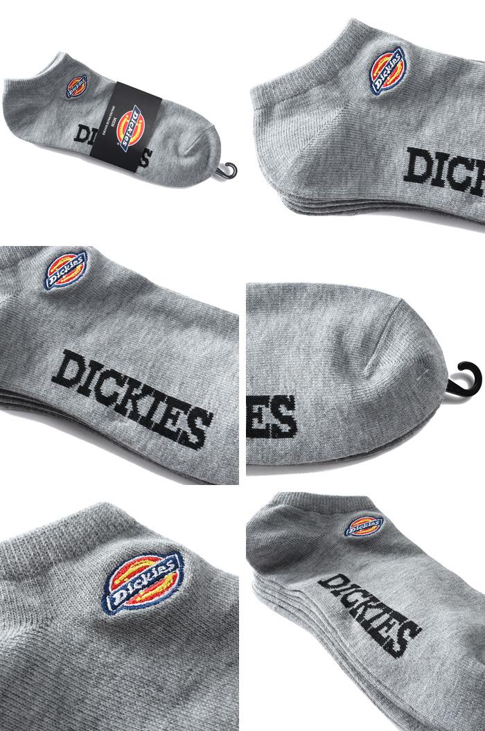 大きいサイズ メンズ Dickies ディッキーズ 3Pパック ロゴ刺繍 アンクル ソックス 靴下 12958700