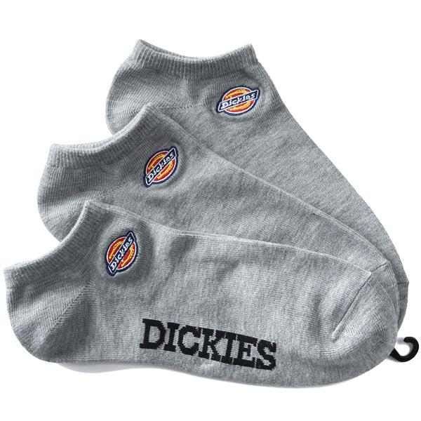 大きいサイズ メンズ Dickies ディッキーズ 3Pパック ロゴ刺繍 アンクル ソックス 靴下 12958700