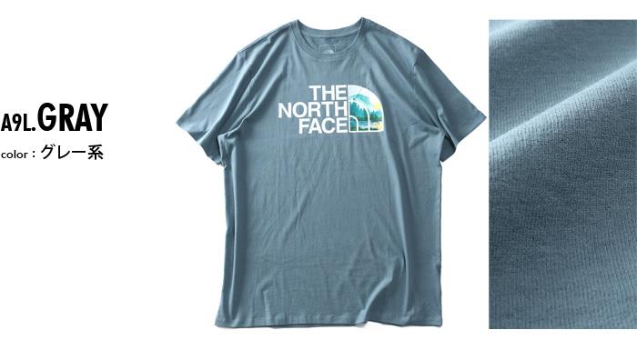 【sh0519】大きいサイズ メンズ THE NORTH FACE ザ ノース フェイス プリント 半袖 Tシャツ HALF DOME TEE USA直輸入 nf0a4m4p-a9l