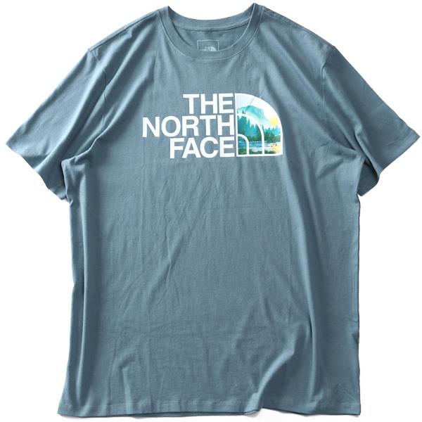 【sh0519】大きいサイズ メンズ THE NORTH FACE ザ ノース フェイス プリント 半袖 Tシャツ HALF DOME TEE USA直輸入 nf0a4m4p-a9l