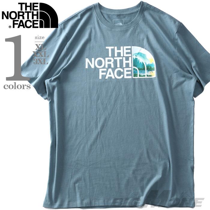 【sh0519】大きいサイズ メンズ THE NORTH FACE ザ ノース フェイス プリント 半袖 Tシャツ HALF DOME TEE USA直輸入 nf0a4m4p-a9l