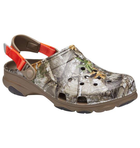 大きいサイズ メンズ crocs サンダル CLASSIC ALL TERRAIN REAL TREE EDGE CLOG ウォルナット 1240-2320-1 M12 M13 M14 M15