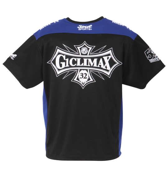 大きいサイズ メンズ SOUL SPORTS × 新日本プロレス G1 CLIMAX32大会 半袖 Tシャツ ブラック 1278-2577-1 3L 4L 5L 6L 8L