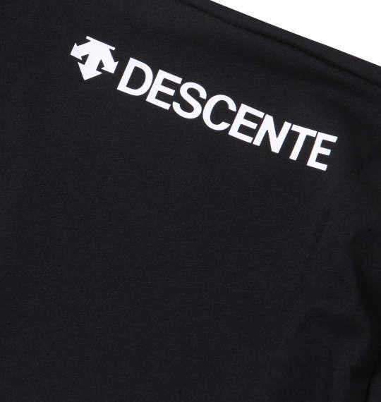 大きいサイズ メンズ DESCENTE S.F. TECH SUNSCREEN 長袖 Tシャツ ブラック 1278-2321-2 2L 3L 4L 5L 6L