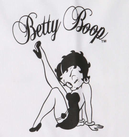 大きいサイズ メンズ BETTY BOOP 天竺 プリント 長袖 Tシャツ オフホワイト 1278-2395-1 3L 4L 5L 6L