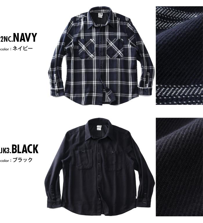 人気大割引 N31N 長袖シャツ ノースフェイス FACE NORTH 設ける THE 美品 長袖シャツ