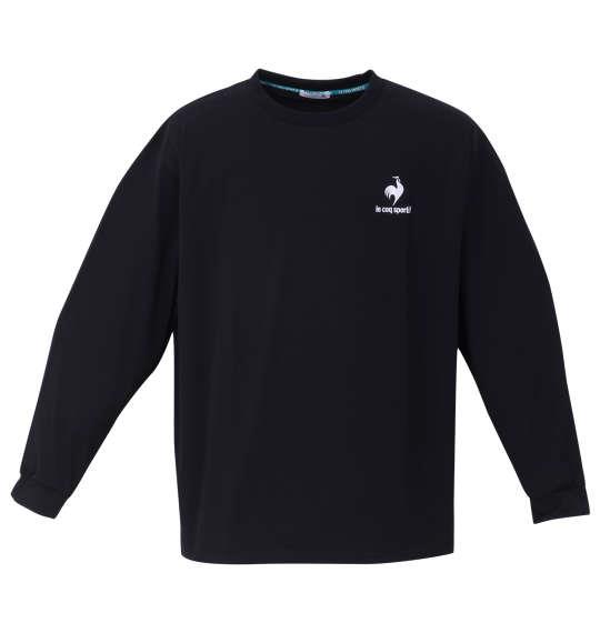 大きいサイズ メンズ LE COQ SPORTIF ヘランカ ハイゲージ ニット 長袖 Tシャツ ネイビー 1278-2335-1 3L 4L 5L 6L