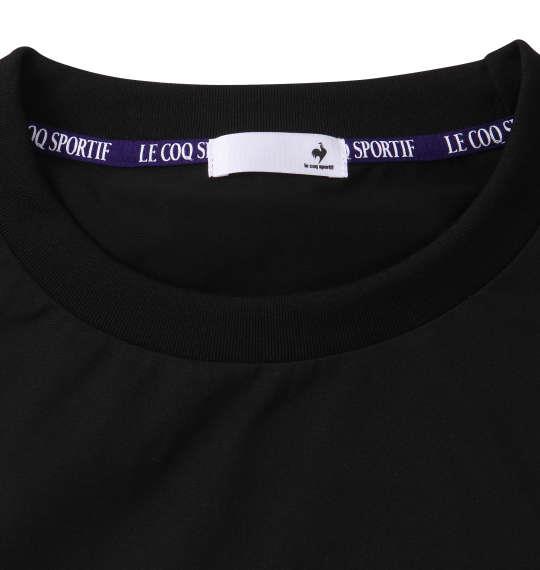 大きいサイズ メンズ LE COQ SPORTIF ヘランカ ハイゲージ ニット 長袖 Tシャツ ブラック 1278-2335-2 3L 4L 5L 6L