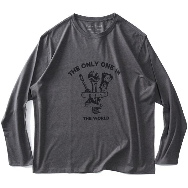 大きいサイズ メンズ DANIEL DODD プリント ロング Tシャツ THE ONLY ONE IN azt-220403