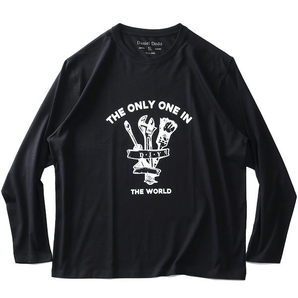 大きいサイズ メンズ DANIEL DODD プリント ロング Tシャツ THE ONLY ONE IN azt-220403