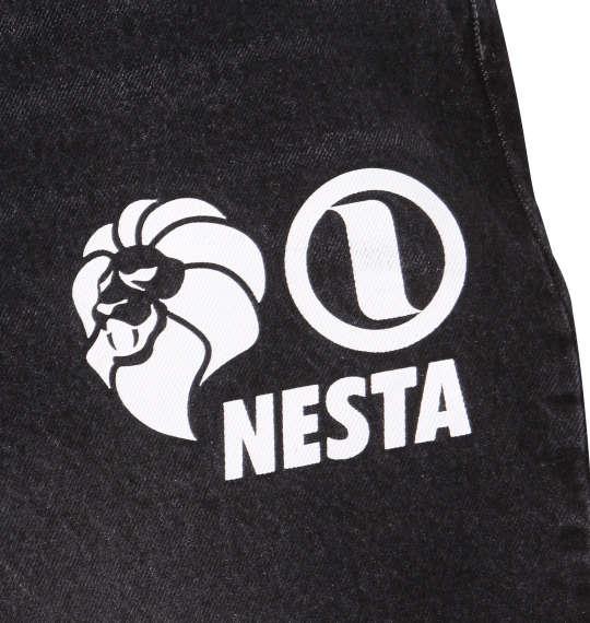 大きいサイズ メンズ NESTA BRAND ウォッシュド デニム パンツ ブラック 1274-2355-2 100 110 120 130 140 150 160