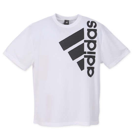 大きいサイズ メンズ adidas BOS 半袖 Tシャツ ホワイト 1278-2340-1 3XO 4XO 5XO 6XO 7XO 8XO