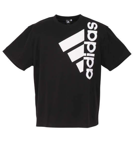 大きいサイズ メンズ adidas BOS 半袖 Tシャツ ブラック 1278-2340-2 3XO 4XO 5XO 6XO 7XO 8XO