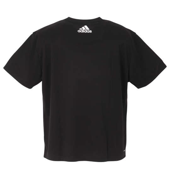 大きいサイズ メンズ adidas BOS 半袖 Tシャツ ブラック 1278-2340-2 3XO 4XO 5XO 6XO 7XO 8XO