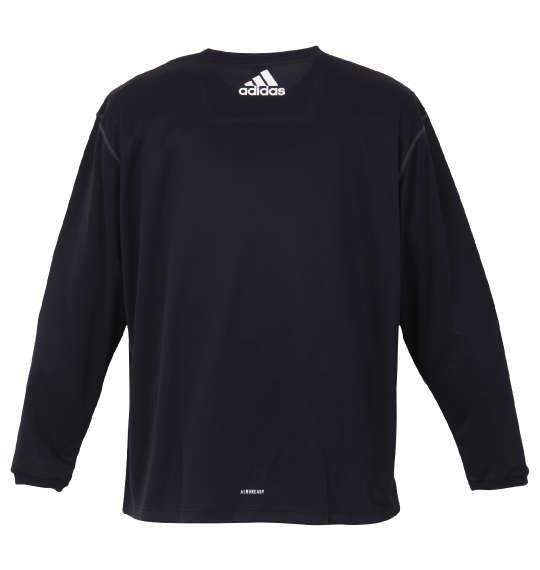 大きいサイズ メンズ adidas カモフラBOS 長袖 Tシャツ レジェンドインク 1278-2341-1 3XO 4XO 5XO 6XO 7XO 8XO