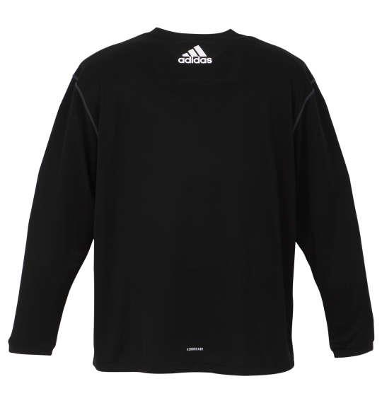 大きいサイズ メンズ adidas カモフラBOS 長袖 Tシャツ ブラック 1278-2341-2 3XO 4XO 5XO 6XO 7XO 8XO