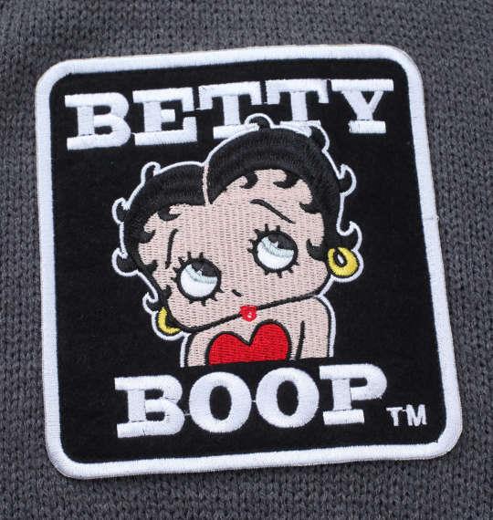 大きいサイズ メンズ BETTY BOOP 7G ジャガード フルジップ パーカー セーター ミックスグレー 1278-2397-1 3L 4L 5L 6L