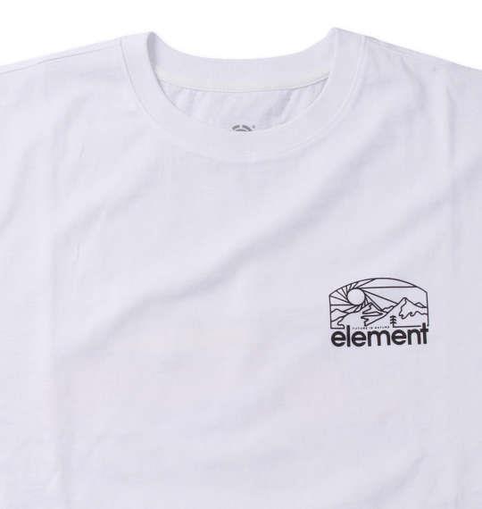 大きいサイズ メンズ ELEMENT SUNNET 長袖 シャツ ホワイト 1278-2630-1 3L 4L 5L 6L