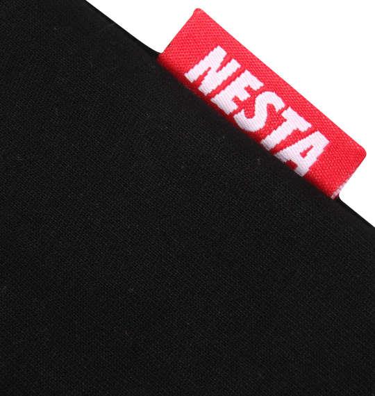 大きいサイズ メンズ NESTA BRAND 箔プリント 長袖 Tシャツ ブラック 1278-2650-2 3L 4L 5L 6L 8L
