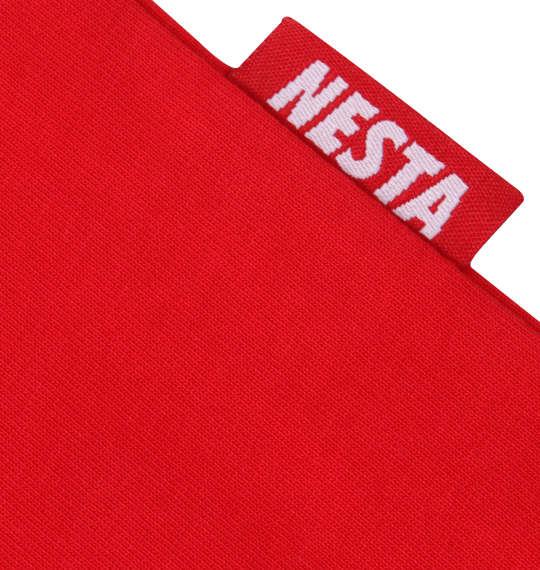 大きいサイズ メンズ NESTA BRAND 箔プリント 長袖 Tシャツ レッド 1278-2650-3 3L 4L 5L 6L 8L