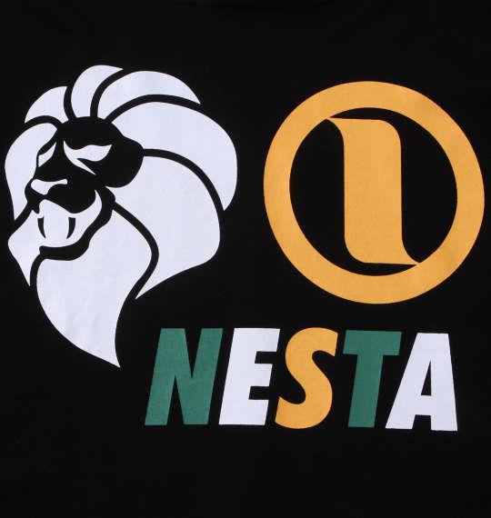 大きいサイズ メンズ NESTA BRAND 裏毛 プル パーカー ブラック 1278-2651-2 3L 4L 5L 6L 8L