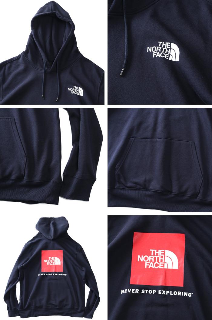 大きいサイズ メンズ THE NORTH FACE ノースフェイス プリント プルオーバー パーカー BOX NSE PULLOVER HOODIE USA直輸入 nf0a4761-6d1