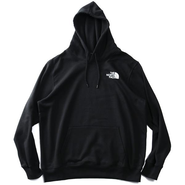 大きいサイズ メンズ THE NORTH FACE ノースフェイス プリント プルオーバー パーカー BOX NSE PULLOVER HOODIE USA直輸入 nf0a4761-50p