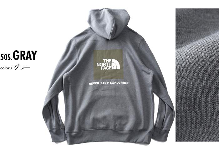 大きいサイズ メンズ THE NORTH FACE ノースフェイス プリント プルオーバー パーカー BOX NSE PULLOVER HOODIE USA直輸入 nf0a4761-50s