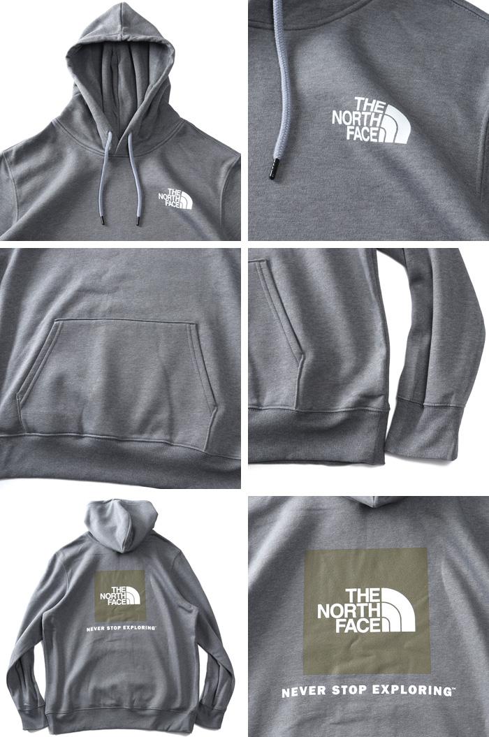 大きいサイズ メンズ THE NORTH FACE ノースフェイス プリント プルオーバー パーカー BOX NSE PULLOVER HOODIE USA直輸入 nf0a4761-50s