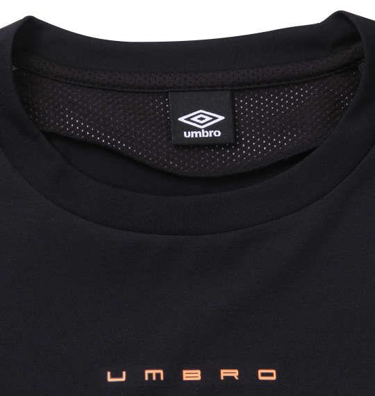 大きいサイズ メンズ UMBRO フィールテック 長袖 プラクティス シャツ ブラック 1278-2330-2 3L 4L 5L 6L