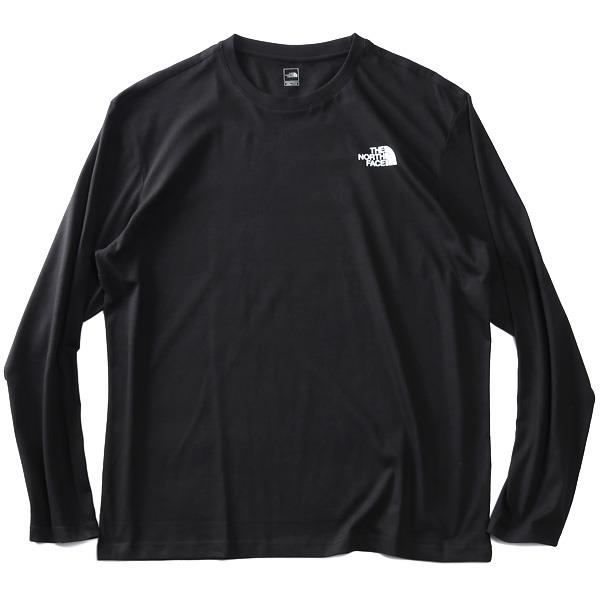 大きいサイズ メンズ THE NORTH FACE ノースフェイス 長袖 Tシャツ COTTON BASIC L/S R/TEE USA直輸入 nt7tn01a