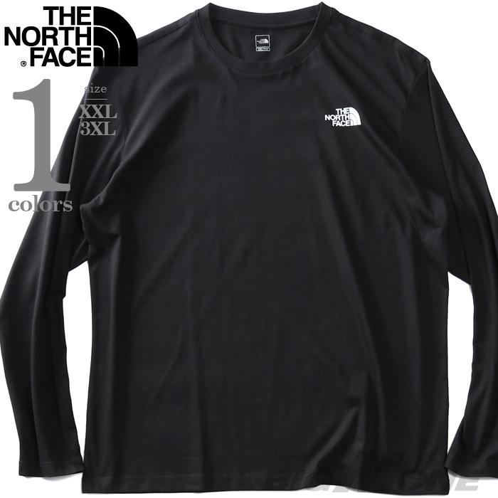 大きいサイズ メンズ THE NORTH FACE ノースフェイス 長袖 Tシャツ COTTON BASIC L/S R/TEE USA直輸入  nt7tn01a