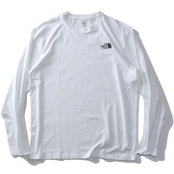 大きいサイズ メンズ THE NORTH FACE ノースフェイス 長袖 Tシャツ COTTON BASIC L/S R/TEE USA直輸入 nt7tn01b