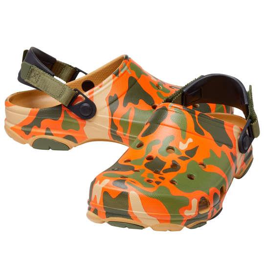 大きいサイズ メンズ crocs サンダル CLASSIC ALL TERRAIN CAMO CLOG タン × マルチ 1240-2321-1 M11 M12 M13 M14 M15