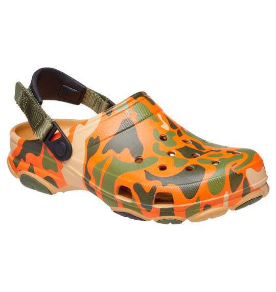 大きいサイズ メンズ crocs サンダル CLASSIC ALL TERRAIN CAMO CLOG タン × マルチ 1240-2321-1 M11 M12 M13 M14 M15