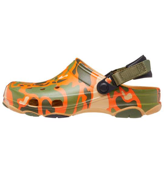 大きいサイズ メンズ crocs サンダル CLASSIC ALL TERRAIN CAMO CLOG タン × マルチ 1240-2321-1 M11 M12 M13 M14 M15