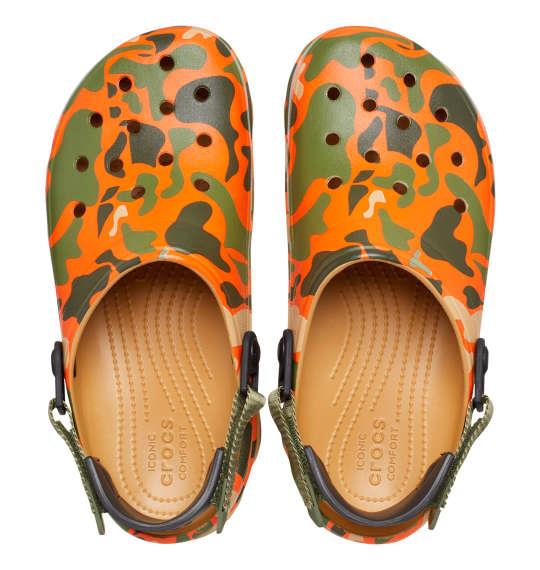 大きいサイズ メンズ crocs サンダル CLASSIC ALL TERRAIN CAMO CLOG タン × マルチ 1240-2321-1 M11 M12 M13 M14 M15