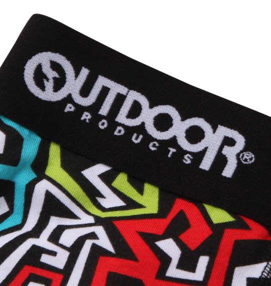 大きいサイズ メンズ OUTDOOR PRODUCTS ベア天 ラビリンス柄 ボクサーパンツ ブラック 1249-2320-2 3L 4L 5L 6L