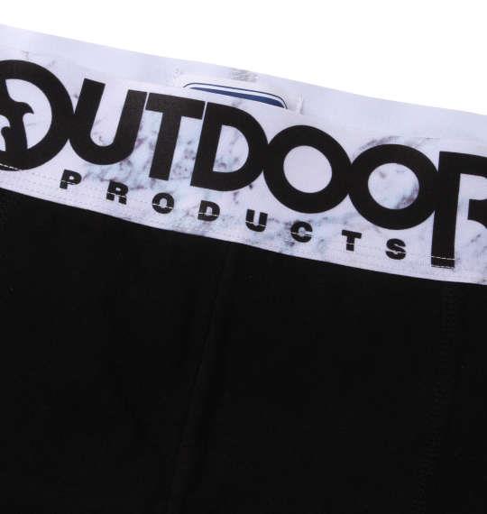 大きいサイズ メンズ OUTDOOR PRODUCTS ベア天 転写ゴム ブラック ボクサーパンツ ホワイト 1249-2323-1 3L 4L 5L 6L