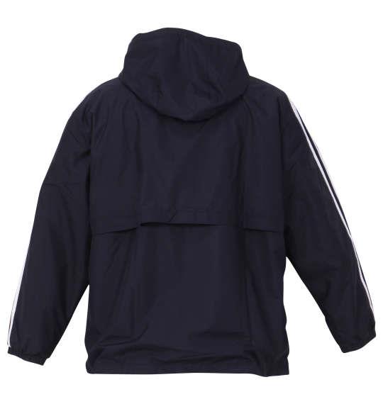 大きいサイズ メンズ adidas ウーブン フード ジャケット ナイトネイビー 1273-2330-1 3XO 4XO 5XO 6XO 7XO 8XO