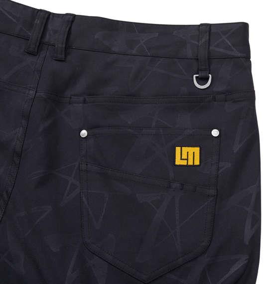 大きいサイズ メンズ LOUDMOUTH ストレッチ ツイル 脇 切替 ライン パンツ ブラック 1274-2326-1 100 105 110 115 120 130