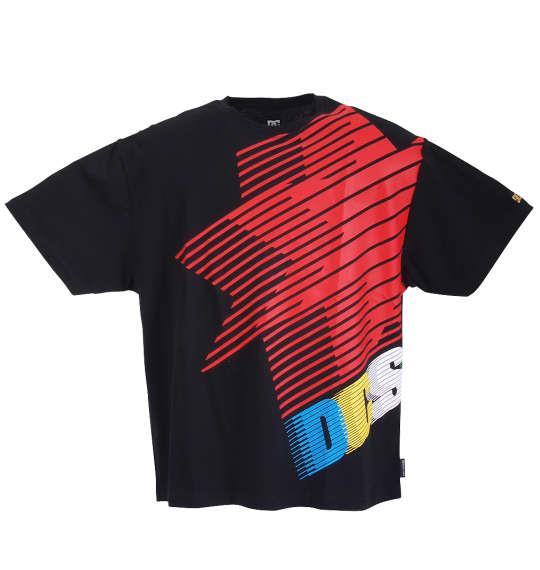 大きいサイズ メンズ DCSHOES 21 20S WIDE F COLOR BIGSTAR 半袖 Tシャツ ブラック 1278-1205-2 3L 4L 5L 6L